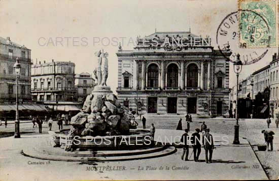 Cartes postales anciennes > CARTES POSTALES > carte postale ancienne > cartes-postales-ancienne.com Occitanie Herault Montpellier