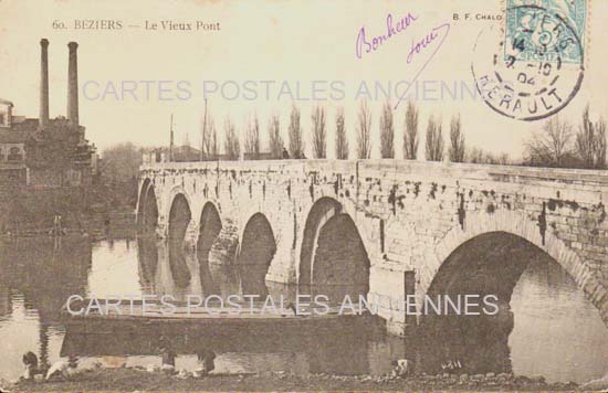 Cartes postales anciennes > CARTES POSTALES > carte postale ancienne > cartes-postales-ancienne.com Occitanie Herault Beziers