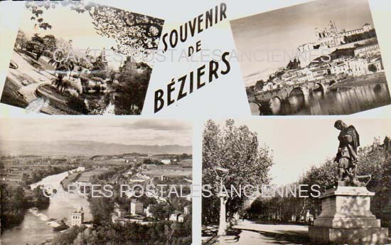 Cartes postales anciennes > CARTES POSTALES > carte postale ancienne > cartes-postales-ancienne.com Occitanie Herault Beziers