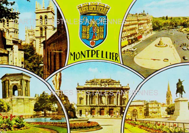 Cartes postales anciennes > CARTES POSTALES > carte postale ancienne > cartes-postales-ancienne.com Occitanie Herault Montpellier