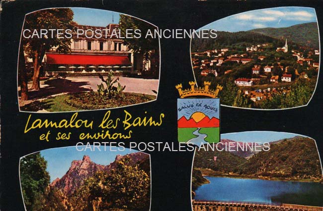 Cartes postales anciennes > CARTES POSTALES > carte postale ancienne > cartes-postales-ancienne.com Occitanie Herault Lamalou Les Bains