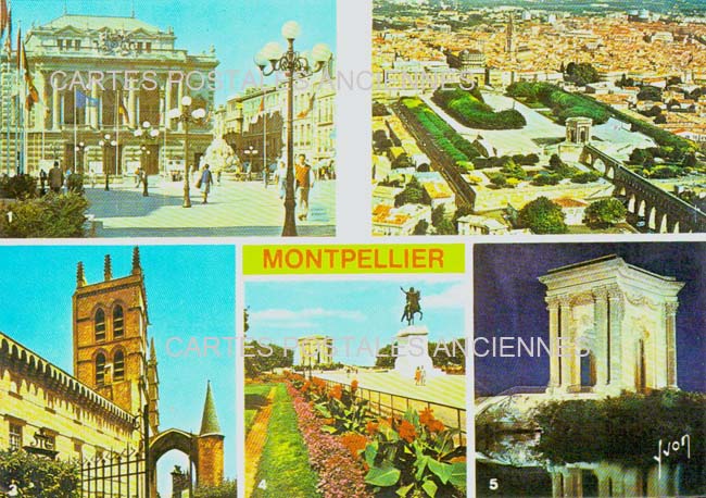 Cartes postales anciennes > CARTES POSTALES > carte postale ancienne > cartes-postales-ancienne.com Occitanie Herault Montpellier