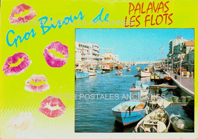 Cartes postales anciennes > CARTES POSTALES > carte postale ancienne > cartes-postales-ancienne.com Occitanie Herault Palavas Les Flots