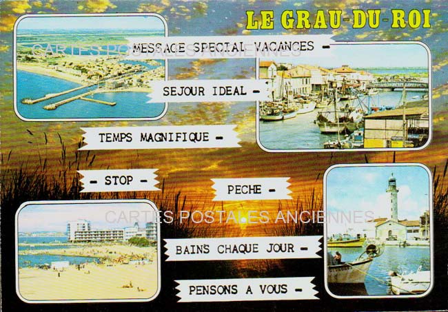 Cartes postales anciennes > CARTES POSTALES > carte postale ancienne > cartes-postales-ancienne.com Gard 30 Le Grau Du Roi