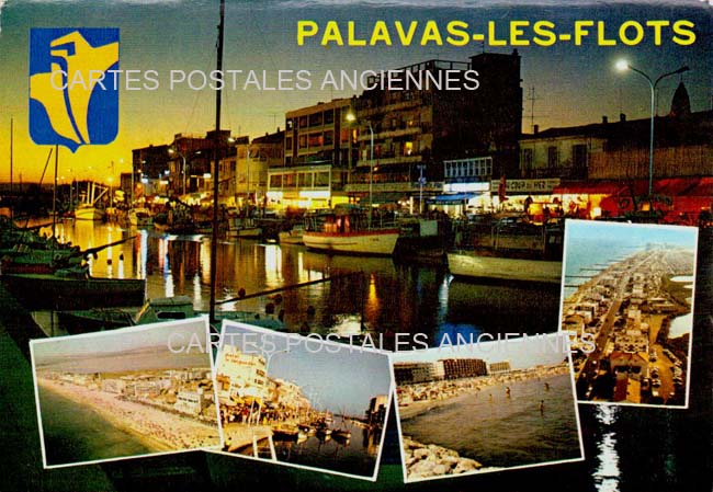 Cartes postales anciennes > CARTES POSTALES > carte postale ancienne > cartes-postales-ancienne.com Occitanie Herault Palavas Les Flots