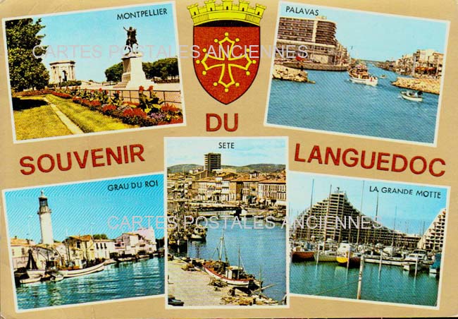 Cartes postales anciennes > CARTES POSTALES > carte postale ancienne > cartes-postales-ancienne.com Occitanie Herault Sete