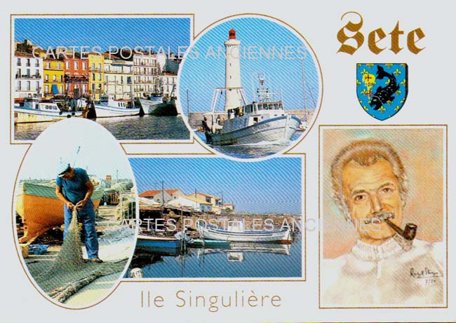 Cartes postales anciennes > CARTES POSTALES > carte postale ancienne > cartes-postales-ancienne.com Occitanie Herault Sete