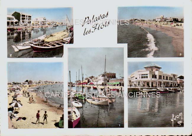 Cartes postales anciennes > CARTES POSTALES > carte postale ancienne > cartes-postales-ancienne.com Occitanie Herault Palavas Les Flots