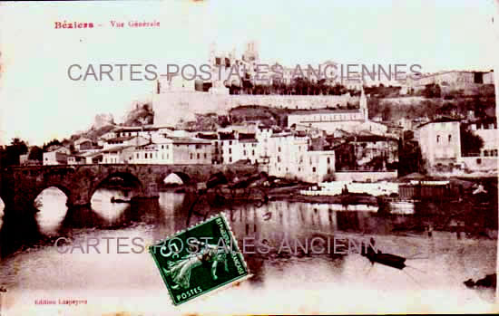 Cartes postales anciennes > CARTES POSTALES > carte postale ancienne > cartes-postales-ancienne.com Occitanie Herault Beziers