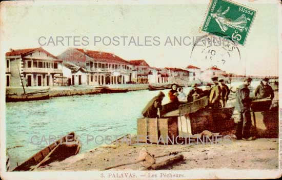 Cartes postales anciennes > CARTES POSTALES > carte postale ancienne > cartes-postales-ancienne.com Occitanie Herault Palavas Les Flots