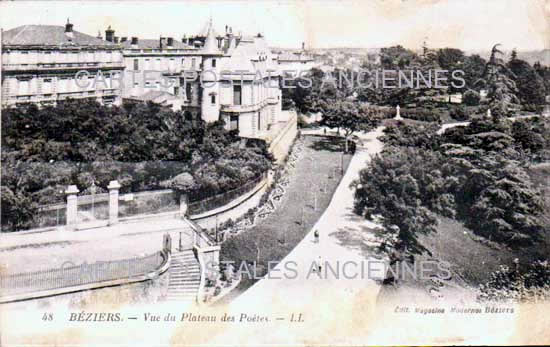 Cartes postales anciennes > CARTES POSTALES > carte postale ancienne > cartes-postales-ancienne.com Occitanie Herault Beziers