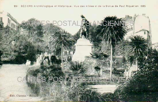 Cartes postales anciennes > CARTES POSTALES > carte postale ancienne > cartes-postales-ancienne.com Occitanie Herault Beziers