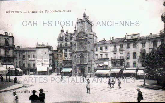 Cartes postales anciennes > CARTES POSTALES > carte postale ancienne > cartes-postales-ancienne.com Occitanie Herault Beziers