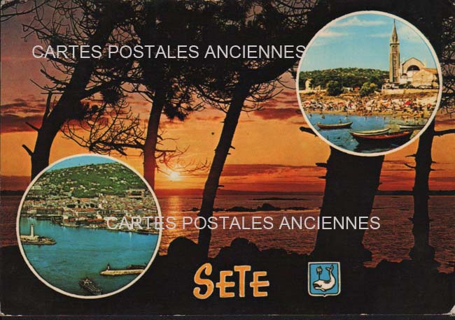 Cartes postales anciennes > CARTES POSTALES > carte postale ancienne > cartes-postales-ancienne.com Occitanie Herault Sete