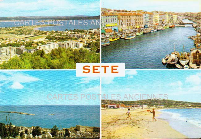 Cartes postales anciennes > CARTES POSTALES > carte postale ancienne > cartes-postales-ancienne.com Occitanie Herault Sete