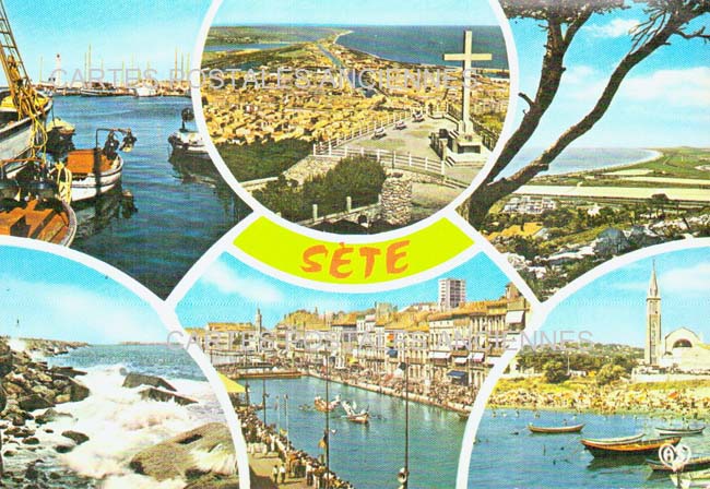 Cartes postales anciennes > CARTES POSTALES > carte postale ancienne > cartes-postales-ancienne.com Occitanie Herault Sete