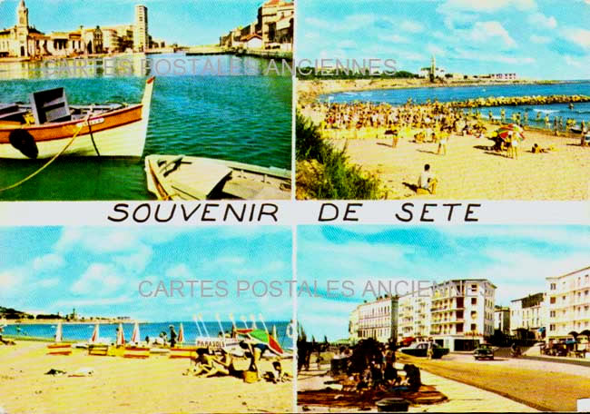 Cartes postales anciennes > CARTES POSTALES > carte postale ancienne > cartes-postales-ancienne.com Occitanie Herault Sete