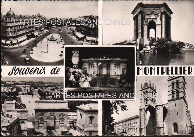 Cartes postales anciennes > CARTES POSTALES > carte postale ancienne > cartes-postales-ancienne.com Occitanie Herault Montpellier