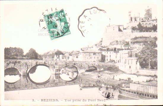 Cartes postales anciennes > CARTES POSTALES > carte postale ancienne > cartes-postales-ancienne.com Occitanie Herault Beziers