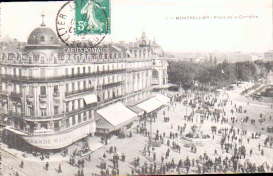 Cartes postales anciennes > CARTES POSTALES > carte postale ancienne > cartes-postales-ancienne.com Occitanie Herault Montpellier