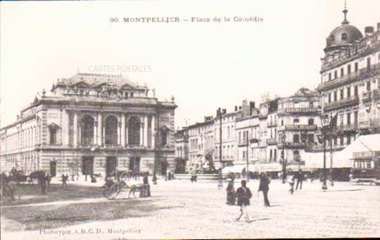 Cartes postales anciennes > CARTES POSTALES > carte postale ancienne > cartes-postales-ancienne.com Occitanie Herault Montpellier