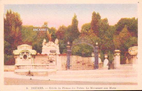 Cartes postales anciennes > CARTES POSTALES > carte postale ancienne > cartes-postales-ancienne.com Occitanie Herault Beziers