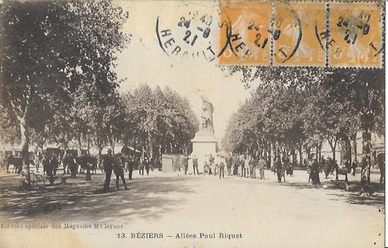 Cartes postales anciennes > CARTES POSTALES > carte postale ancienne > cartes-postales-ancienne.com Occitanie Herault Beziers