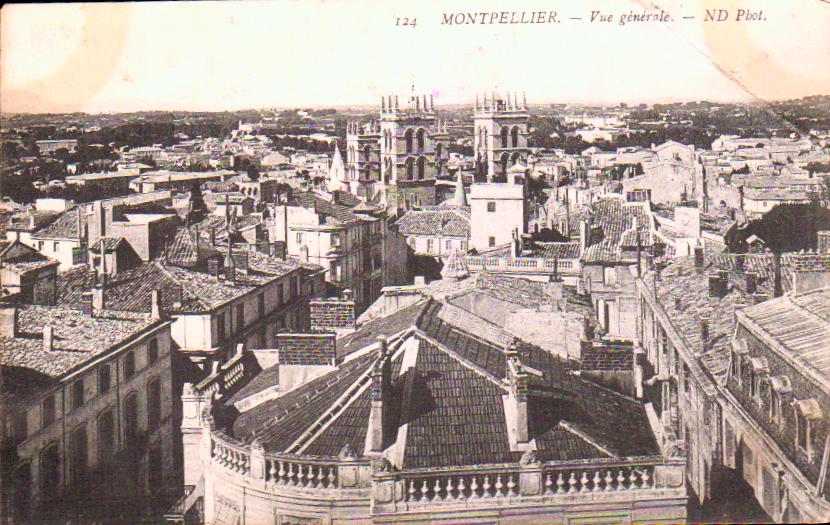 Cartes postales anciennes > CARTES POSTALES > carte postale ancienne > cartes-postales-ancienne.com Occitanie Herault Montpellier