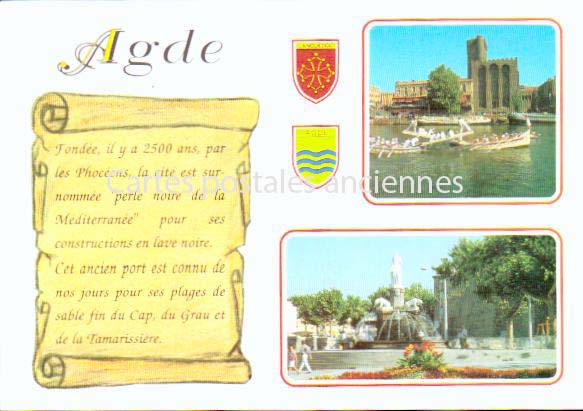 Cartes postales anciennes > CARTES POSTALES > carte postale ancienne > cartes-postales-ancienne.com Herault 34 Agde