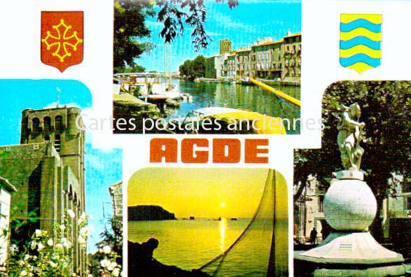 Cartes postales anciennes > CARTES POSTALES > carte postale ancienne > cartes-postales-ancienne.com Occitanie Agde