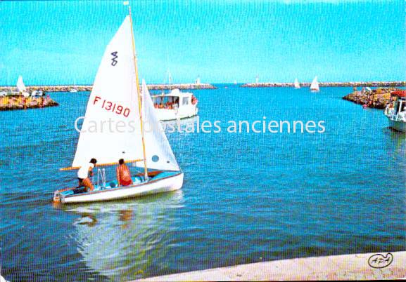 Cartes postales anciennes > CARTES POSTALES > carte postale ancienne > cartes-postales-ancienne.com  Marseillan Plage