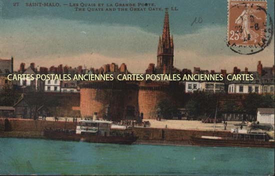 Cartes postales anciennes > CARTES POSTALES > carte postale ancienne > cartes-postales-ancienne.com Bretagne Ille et vilaine Saint Malo