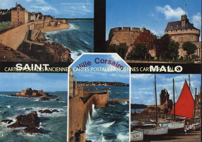 Cartes postales anciennes > CARTES POSTALES > carte postale ancienne > cartes-postales-ancienne.com Bretagne Ille et vilaine Saint Malo