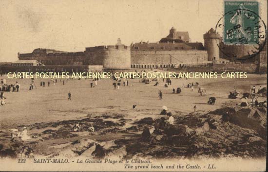 Cartes postales anciennes > CARTES POSTALES > carte postale ancienne > cartes-postales-ancienne.com Bretagne Ille et vilaine Saint Malo