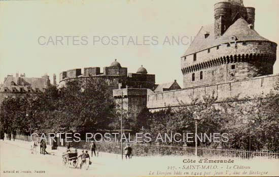 Cartes postales anciennes > CARTES POSTALES > carte postale ancienne > cartes-postales-ancienne.com Bretagne Ille et vilaine Saint Malo