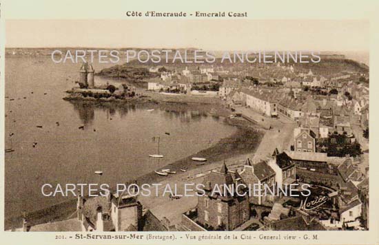 Cartes postales anciennes > CARTES POSTALES > carte postale ancienne > cartes-postales-ancienne.com Bretagne Ille et vilaine Saint Servan Sur Mer