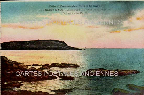 Cartes postales anciennes > CARTES POSTALES > carte postale ancienne > cartes-postales-ancienne.com Bretagne Ille et vilaine Saint Malo