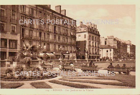 Cartes postales anciennes > CARTES POSTALES > carte postale ancienne > cartes-postales-ancienne.com Bretagne Ille et vilaine Rennes