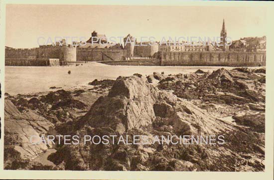 Cartes postales anciennes > CARTES POSTALES > carte postale ancienne > cartes-postales-ancienne.com Bretagne Ille et vilaine Saint Malo