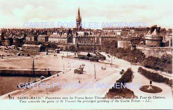 Cartes postales anciennes > CARTES POSTALES > carte postale ancienne > cartes-postales-ancienne.com Bretagne Ille et vilaine Saint Malo