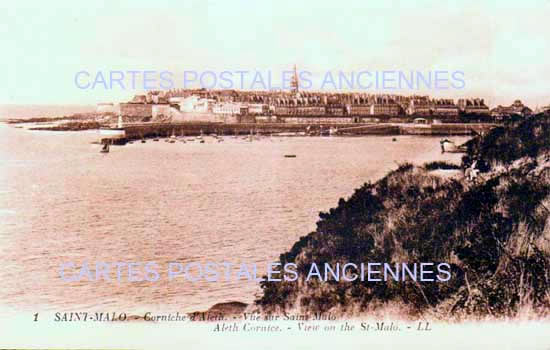 Cartes postales anciennes > CARTES POSTALES > carte postale ancienne > cartes-postales-ancienne.com Bretagne Ille et vilaine Saint Malo