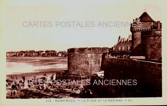 Cartes postales anciennes > CARTES POSTALES > carte postale ancienne > cartes-postales-ancienne.com Bretagne Ille et vilaine Saint Malo