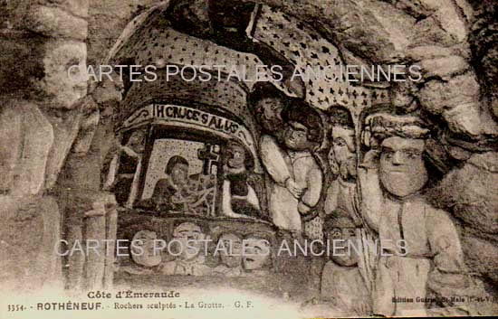 Cartes postales anciennes > CARTES POSTALES > carte postale ancienne > cartes-postales-ancienne.com Bretagne Ille et vilaine Rotheneuf