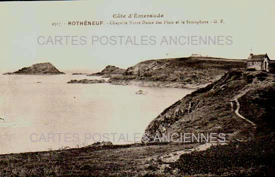 Cartes postales anciennes > CARTES POSTALES > carte postale ancienne > cartes-postales-ancienne.com Bretagne Ille et vilaine Rotheneuf