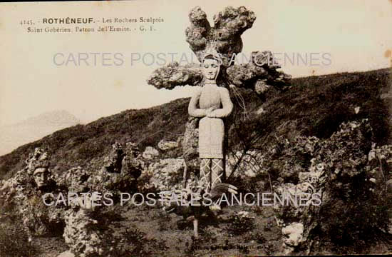 Cartes postales anciennes > CARTES POSTALES > carte postale ancienne > cartes-postales-ancienne.com Bretagne Ille et vilaine Rotheneuf