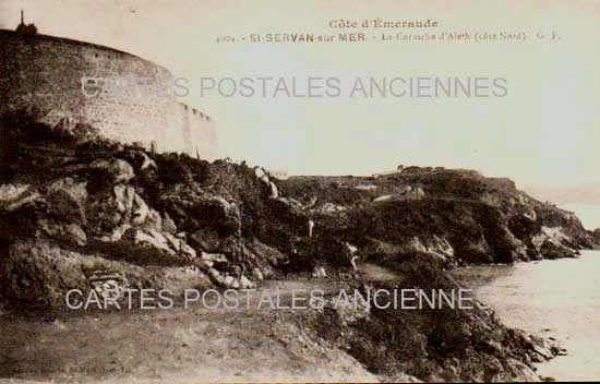 Cartes postales anciennes > CARTES POSTALES > carte postale ancienne > cartes-postales-ancienne.com Bretagne Ille et vilaine Saint Servan Sur Mer