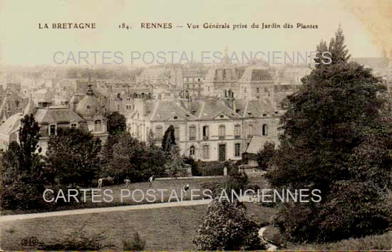 Cartes postales anciennes > CARTES POSTALES > carte postale ancienne > cartes-postales-ancienne.com Bretagne Ille et vilaine Rennes