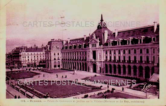 Cartes postales anciennes > CARTES POSTALES > carte postale ancienne > cartes-postales-ancienne.com Bretagne Ille et vilaine Rennes