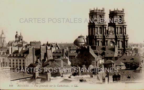 Cartes postales anciennes > CARTES POSTALES > carte postale ancienne > cartes-postales-ancienne.com Bretagne Ille et vilaine Rennes