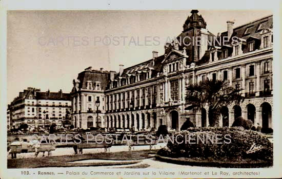 Cartes postales anciennes > CARTES POSTALES > carte postale ancienne > cartes-postales-ancienne.com Bretagne Ille et vilaine Rennes